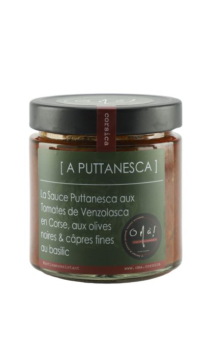 O Ma Gourmandises Sauce Tomate Puttanesca 360 gr
