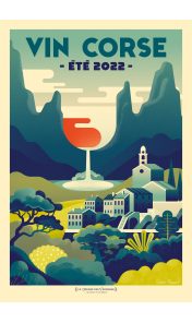 Lithographie Corse Eté 2022