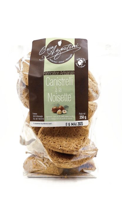 Casa Agostini Canistrelli Noisette 250 gr