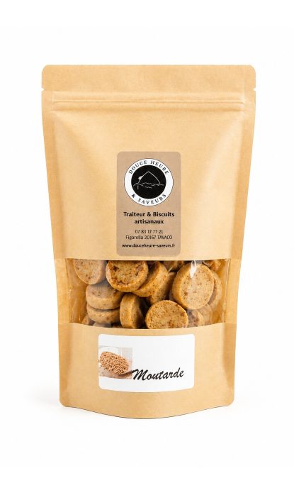 Douce Heure & saveurs Biscuits Apéritifs Moutarde 150g
