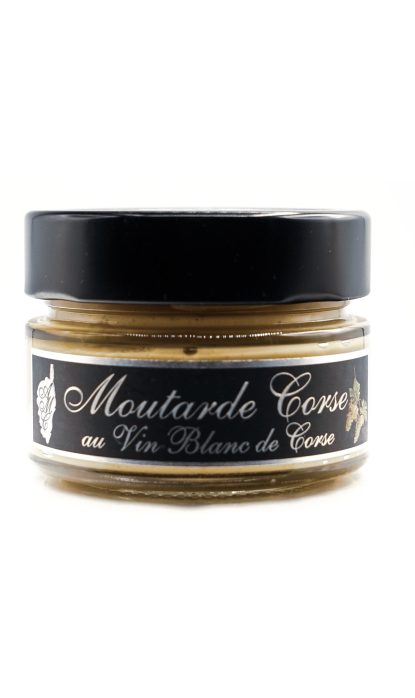 Atelier de la Moutarde Corse Moutarde Vin Blanc 120 gr