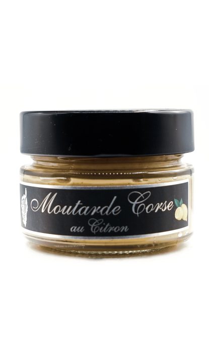 Atelier de la Moutarde Corse Moutarde Citron 120 gr