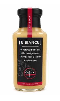O Ma Gourmandises Ketchup Blanc aux Oignons de Sisco 280 gr